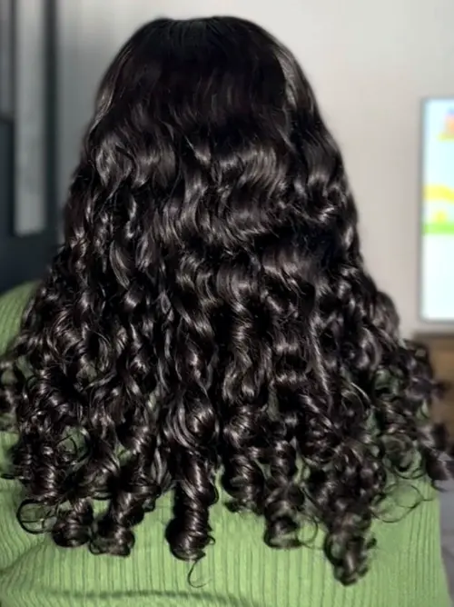 Indian curly hair