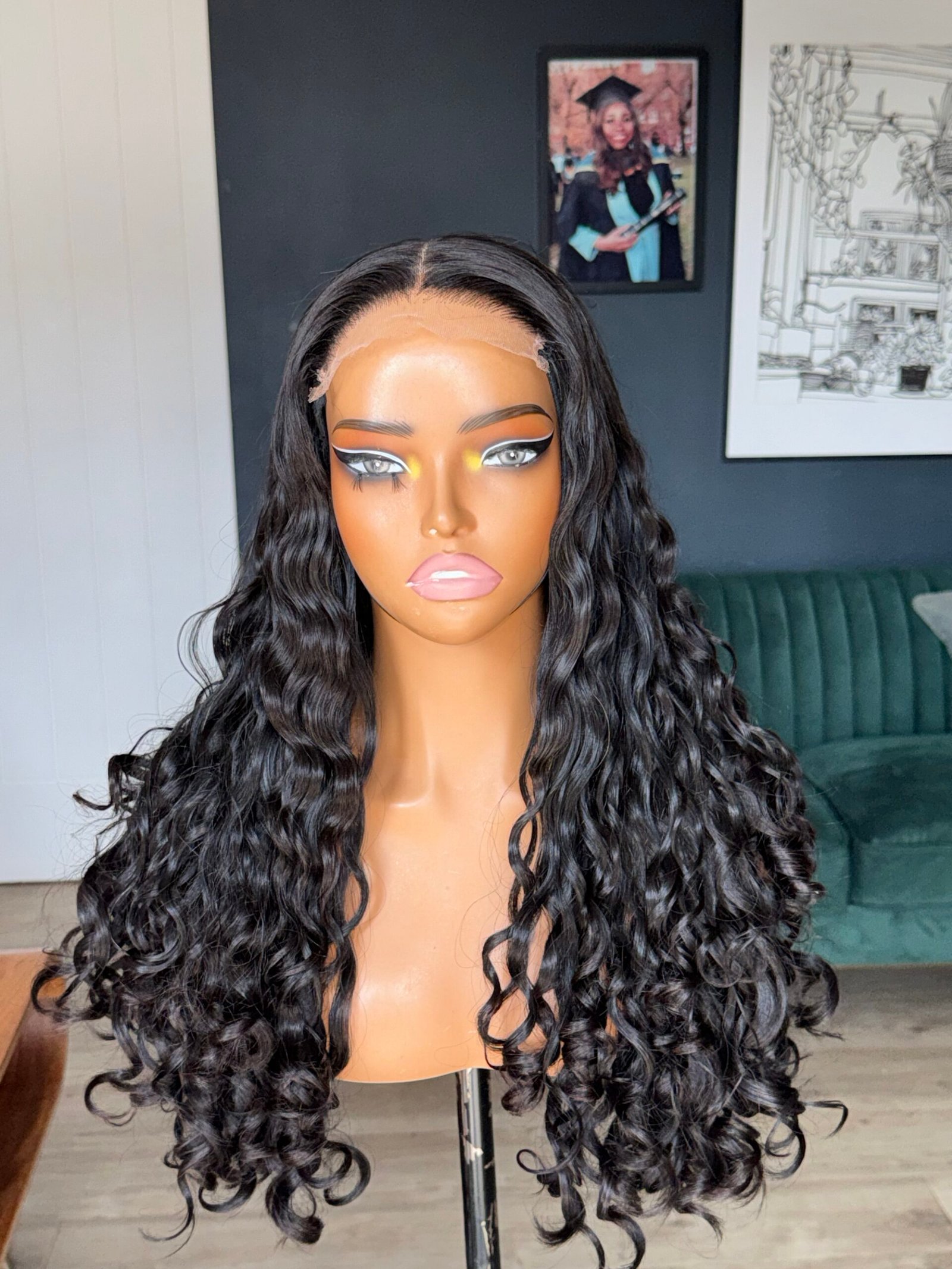 Indian Double Drawn Natural Curly - Image 2